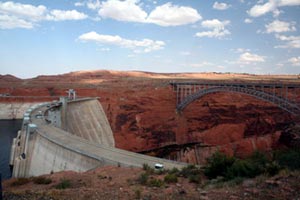 Glen Canyon Dam, Glen Canyon Bridge, Page, Arizona